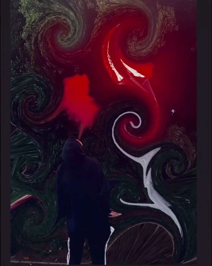 一笔画梵高