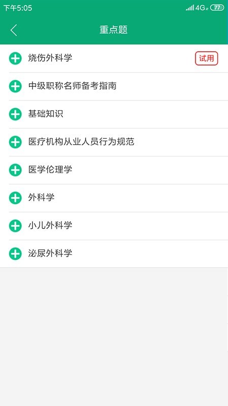 题博士主治医师考试