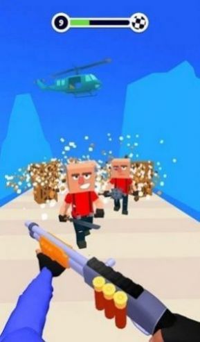 方块工艺射击3D游戏