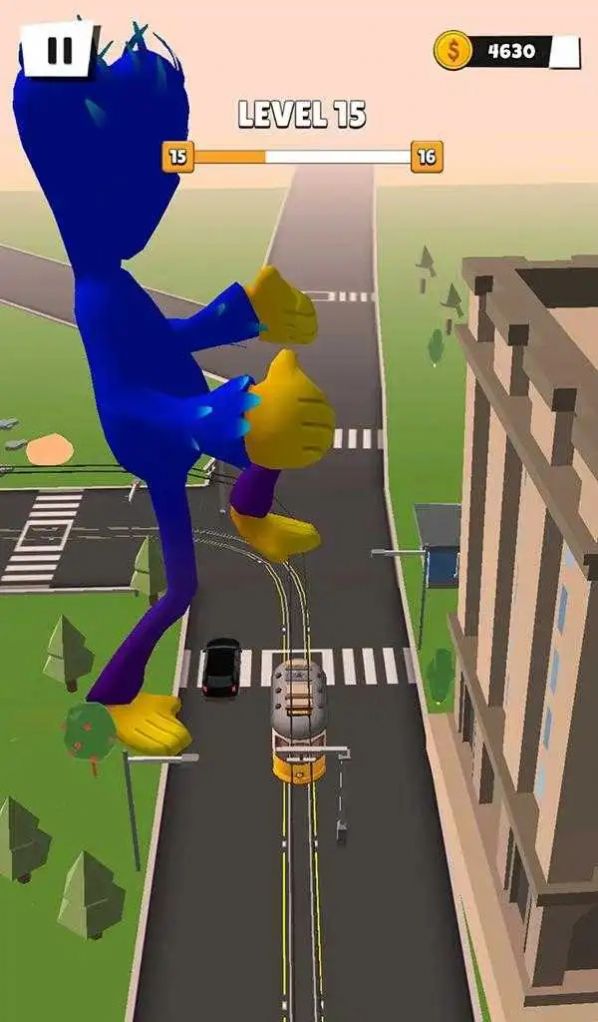 电车狂飙蓝色怪物3D游戏