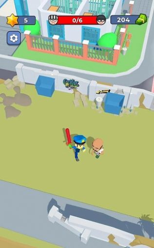警察飞人游戏
