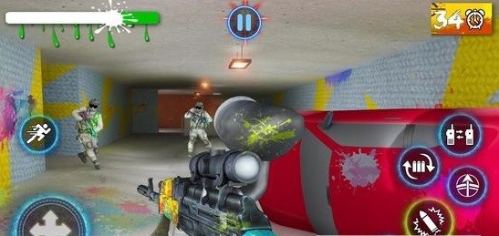 彩弹射击竞技场射击