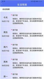 趣味天气预报