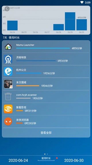 屏幕使用时间
